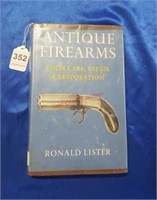 Antique Firearms Book By Ronald Lister