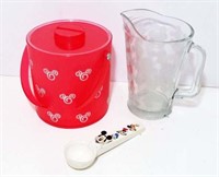 Disney Frosted Red Plastic Ice Bucket