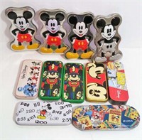 Mickey Mouse Tins and Cases
