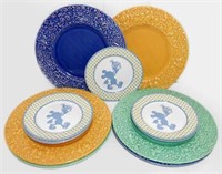Disney Dinner Plates with Raised Design