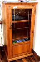 Leaded Glass Front Cabinet