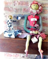 Stuffed Flower Doll/Astronaut Cow/Cow