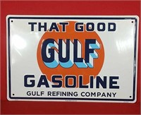 "That Good" Gulf Metal Sign