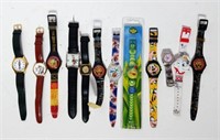 Disney Character Wristwatches (lot of 12)