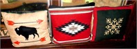 3 Native American Designed Pillows