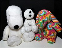 3 Large Plush Toys