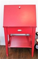 Painted Red Drop Front Secretary