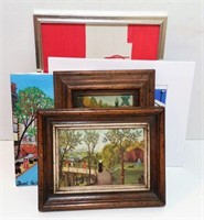 Painted and Printed Framed Art Pieces