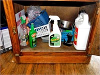 Pet Care Products/Other Products in Lower Cabinet