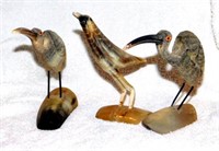 3 Birds (made from horns)