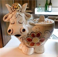 Ceramic Cow Cookie Jar