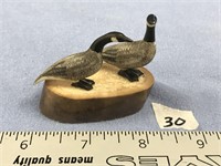 Pair of Canadian geese by Peter Mayac on fossilize