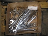 BOX OF MISC. WRENCHES
