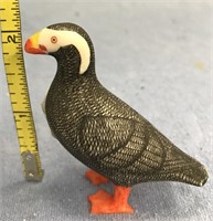 Horned puffin 2" by Ted Mayac          (k 58)