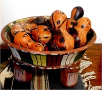 Painted Gourds in Pottery Maya Mexico