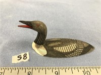 Arctic loon by Ted Mayac 1984 3.5"