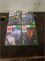 (4) XBox360 Games- new