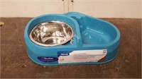 Petmate  Feeder/Water Combo Dish- Appears Unused