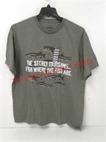 New The Secret of fishing T-shirt size extra