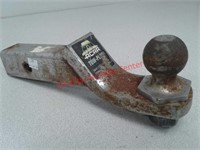 Tow hitch with 2-inch ball