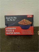Collapsible Food & Water Bowl- New