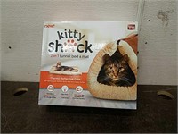 Kitty Shack 2in1 Thermo Tunnel Bed & Mat- New
