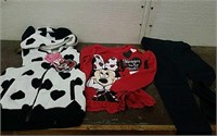 Minnie Mouse 3 piece Girls Outfit- Size 5- With