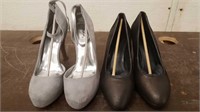 (2) Pairs High Heels- Size 8 & 39