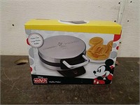 Mickey Mouse Waffle Maker- New