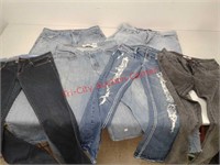 6 pairs ladies jeans - Gap, Levis, lucky and more