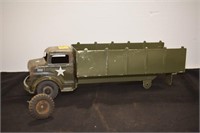 ARMY DUMP TRUCK MISSING WHEELS