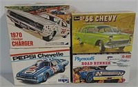 4 Model car kits