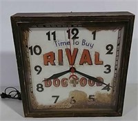 Rival Dog Food clock