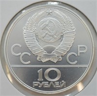 RUSSIA SILVER 10 RUBLES
