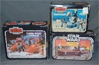 Star Wars, Tauntaun, Land Speeder & Twin Pod Car