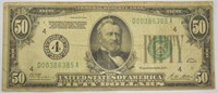 1928 50 DOLLAR REDEMABLE IN GOLD BILL