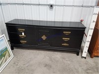 Black wooden dresser