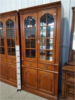 Wooden china cabinet