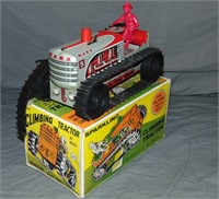 Boxed Marx Windup Climbing Tractor