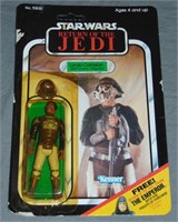 1983 Star Wars ROTJ Lando Calrissian 65 Back, MOC
