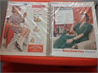 Two vintage Royal Crown Cola advertisements Sonja