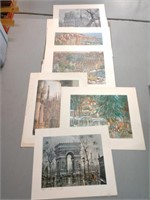 Lot of limited edition paintings of Europe Buy