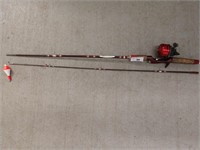 Vintage Berkley 2-piece fishing pole with Abu