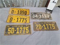 Old Iowa license plates (5)