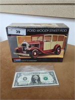 Vintage monogram Ford Woody street rod model kit
