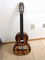Vintage Hawaiian guitar souvenir full size