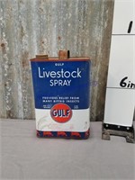 Gulf Livestock Spray, one gallon