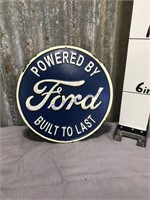 Ford tin round sign