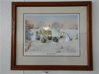 Signed and numbered Allis Chalmers wd45 painting