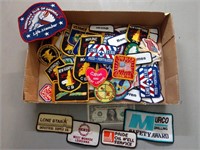 Lot of vintage patches and name tags different